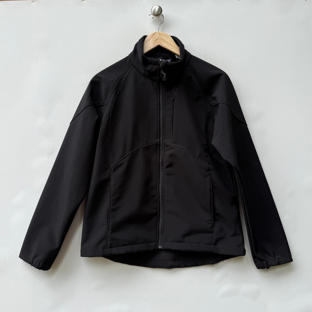 Black Diamond Softshell Jacket Women Medium‎ Full Zip Black Fleece Lined Ski